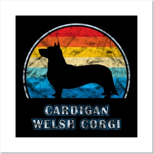 Cardigan Welsh Corgi Vintage Design Dog Posters and Art